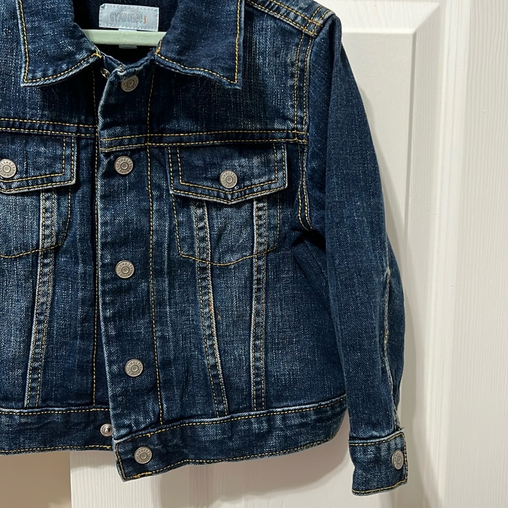 Gymboree Toddler Denim Jean Jacket 3T boy girl excellent condition like new - Picture 2 of 6